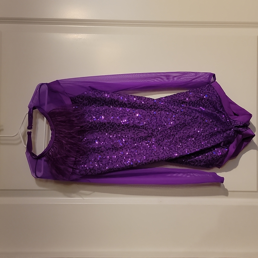 Purple dance outfit